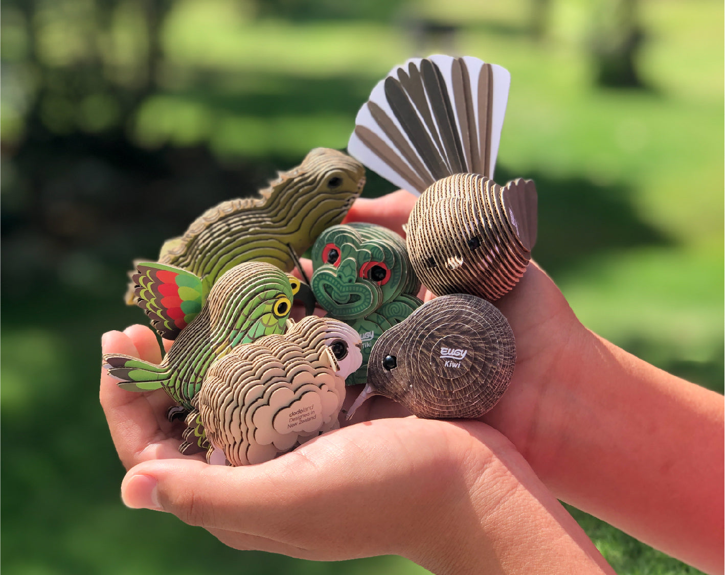 Animals friends in your palm
